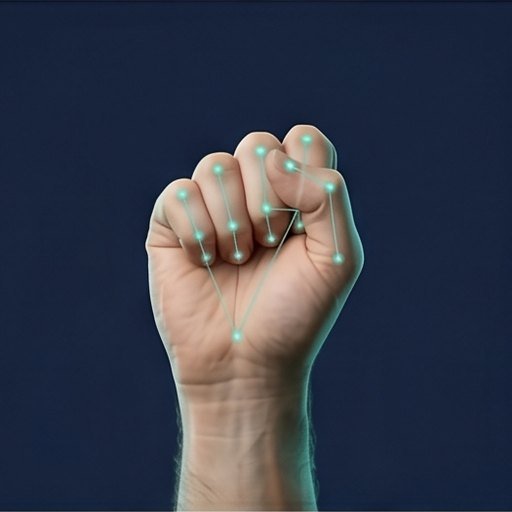 Hand landmark tracking on a closed fist